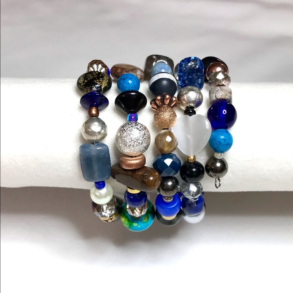 Handmade Bracelet with Vintage and Modern Elements (NB59-8H) New Without Tags - Picture 4 of 7